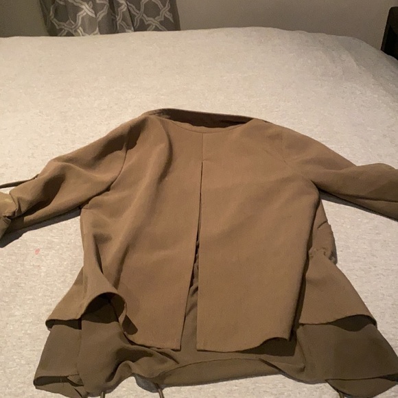 Anthropologie sp olive pattern jacket - Picture 4 of 4